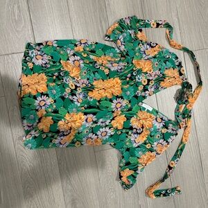 Sandro Silk Floral Blouse